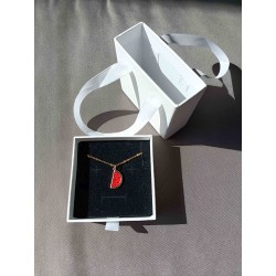 Collier pastèque