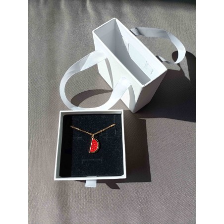 Collier pastèque