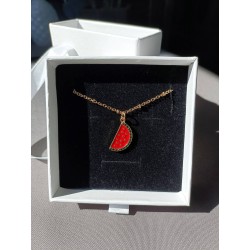 Collier pastèque