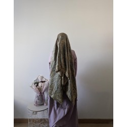 Pashmina Bleu vert