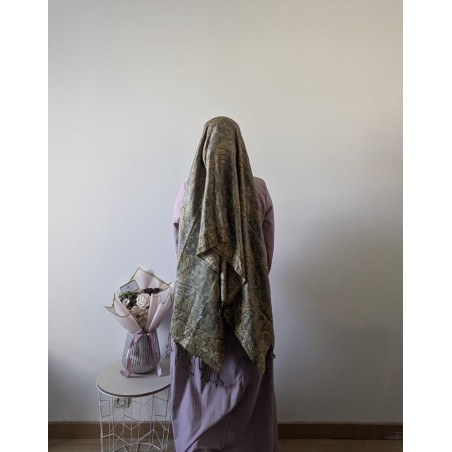 Pashmina Bleu vert