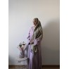 Pashmina Bleu vert