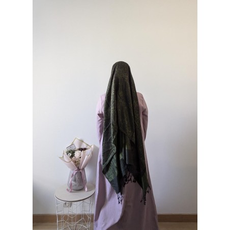 Pashmina vert foncé