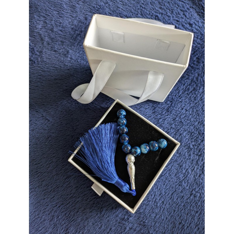 Tasbih Bleu Marine 33 perles