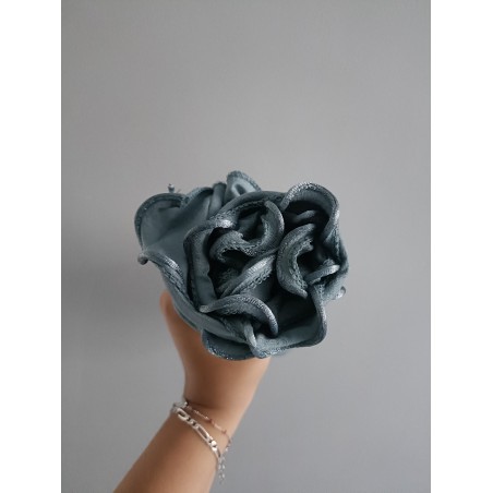 Hijab Jersey premium liseré Bleu vert