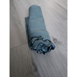 Hijab Jersey premium liseré Bleu vert