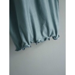 Hijab Jersey premium liseré Bleu vert