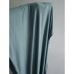 Hijab Jersey premium liseré Bleu vert