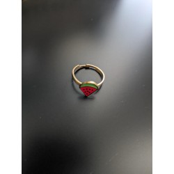 Bague et Bracelet pastèque