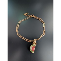 Bague et Bracelet pastèque