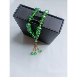 Tasbih vert 33 perles