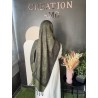 Pashmina Vert / Noir