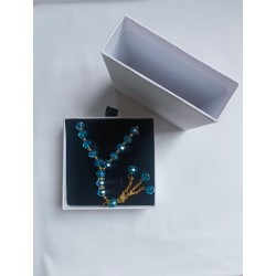 Tasbih bleu 33 perles