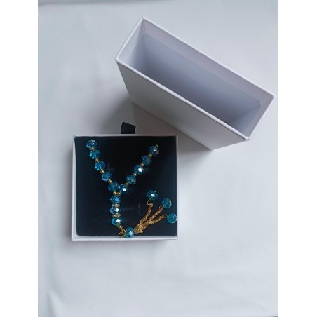 Tasbih bleu 33 perles