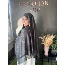 Pashmina noir