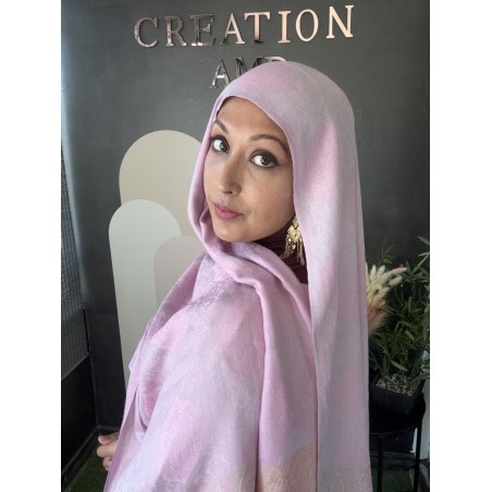 Pashmina Rose pâle