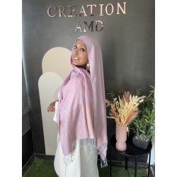 Pashmina Rose pâle