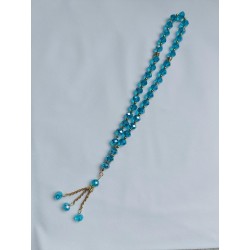 Tasbih bleu 33 perles