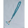 Tasbih bleu 33 perles