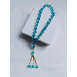 Tasbih bleu 33 perles