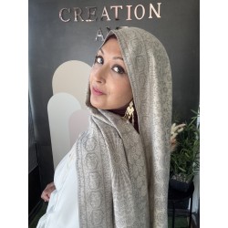 Pashmina Gris 2