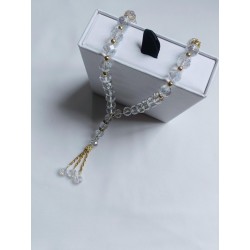 Tasbih transparent 33 perles