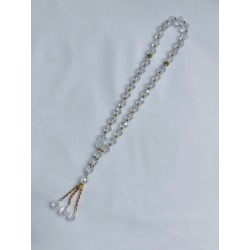 Tasbih transparent 33 perles