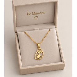 COLLIER ACIER INOXYDABLE ILE MAURICE