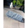 Hijab Coton froissé bleu clair