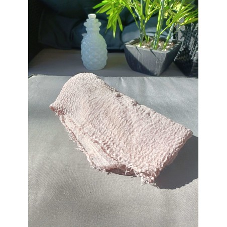 Hijab Coton froissé beige