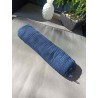 Hijab Coton froissé bleu marine